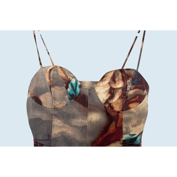 URBAN OUTFITTERS Cherub Art Mini Bustier Dress Size Sm NEW NWT - Picture 3 of 8
